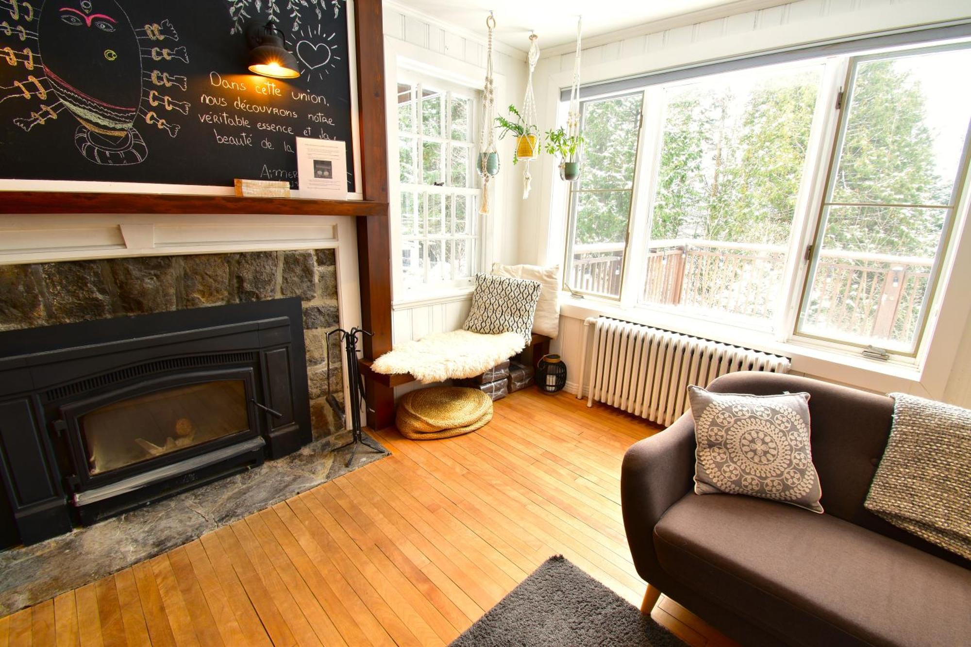 Le Partage Lodge: Destination Plein Air Et Sociale Val-Morin Kültér fotó